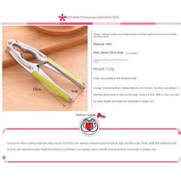 Pecan kẹp dụng cụ tách vỏ dụng cụ mở hạt óc chó kìm mở hạt dẻ Siberian nhỏ/Dụng cụ mở bóc vỏ đào vỏ quả óc chó màu xanh 2