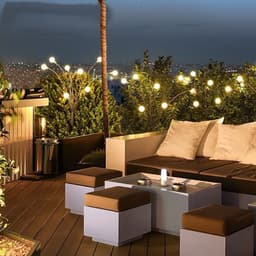 Đèn Đom Đóm Năng Lượng Mặt Trời - 10 Bóng - Đèn Trang Trí Sân Vườn - Đèn Led Trang Trí Ngoài Trời-- 7