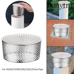 Lồng INOX chắn rác thoát nước sàn trên nóc chông côn trùng chuột bọ 1