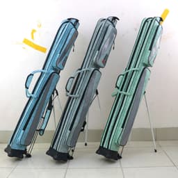 Bao Đựng Cần ABu Garcia 2 Ngăn Chính 2 Ngăn Phụ Chất Liệu Da PU Cao Cấp Hoạ Tiết 3D - BB59 7