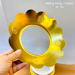 Vỉ hứng tàn bát hương RỒNG VIỆT bằng hợp kim mạ vàng chất lượng cao. 9