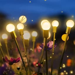Đèn Đom Đóm Năng Lượng Mặt Trời - 10 Bóng - Đèn Trang Trí Sân Vườn - Đèn Led Trang Trí Ngoài Trời-- 3