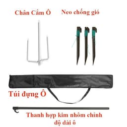 Ô Dù Che Nắng Mưa Dùng Cho Câu Cá, Dã Ngoại 2 Tầng Nhiều Màu Sắc Khác Nhau 4