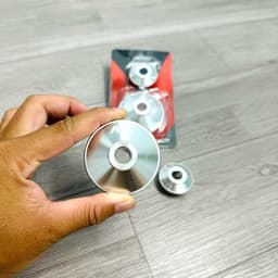 ￼Cặp chụp cóc nhôm gắn công tơ mét cho yamaha và honda (chỉ gắn cho mâm zin) 5