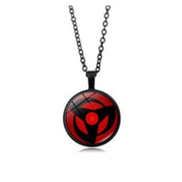 Vòng cổ đôi mắt UCHIHA NARUTO in hình anime chibi xinh xắn quà tặng độc đáo 9