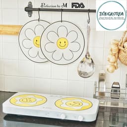 Miếng lót bếp từ Smiley Perfection by M, silicone FDA cao cấp, chống xước, bắt từ, chịu nhiệt tốt 3