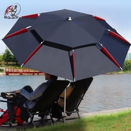 Ô câu cá che nắng mưa 2 tầng chống tia UV cao cấp 5