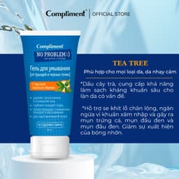 Gel Rửa Mặt Compliment No Problem sạch sâu ngừa mụn, giảm viêm 7