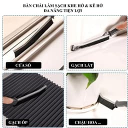 Bàn Chải Vệ Sinh Khe Hở Đa Năng Cọ Vệ Sinh Khe Nhà Tắm Khe Cửa Nhà Bếp Nhỏ Gọn Tiện Lợi 9