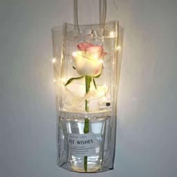 Túi xách PVC ANHUITYJ, Túi quà tặng trong suốt đa năng, Túi đựng kẹo nhựa dung tích lớn bền bỉ 7