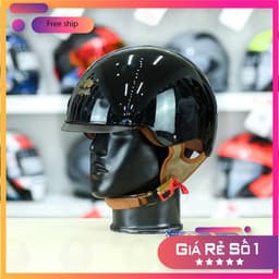 Royal M239 - Mũ nửa đầu kính âm 1/2 chính hãng Royal - Đồ Phượt Hà Nội Bảo Hành Chính hãng 9