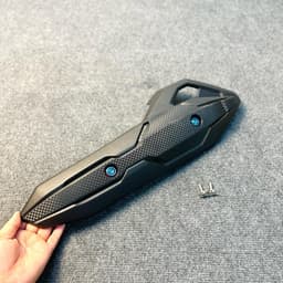￼Ốp Pô AB 2016 - 2019 Che Pô Đen Air Blade Tặng Kèm Ốc Titan và Salaya Thay thế Che Pô Cũ 2