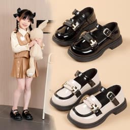 Giày Búp Bê Khóa Miu Bé Gái Đế Mềm Êm Chân [GG41] 1