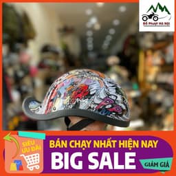 Mũ ngựa ngược gangster tem thể thao cao cấp - mũ đẹp chuẩn chất Nón Bảo Hiểm Nam Chạy Xe Đạp 5