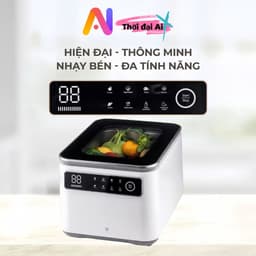 Máy rửa rau củ quả tiệt trùng thực phẩm 10L Công nghệ kháng khuẩn ion 6 lần hoàn toàn tự động 7