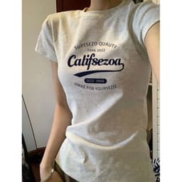 【100% cotton 】Áo baby tee Áo Thun ôm body Áo y2k Slim-fit Fit Vai Trước Cotton Nguyên Chất Ngắn @ - 6