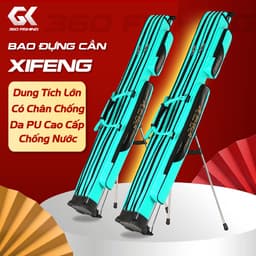 Bao Đựng Cần Câu XiFeng Có Chân Đứng Túi Đựng Cần 2 Ngăn 1