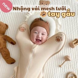 Nhộng Chũn Thông Hơi Xuất Hàn Giúp Bé Ngủ Ngon Co Giãn, Mềm Mát, Có Khóa 2 Chiều Thoải Mái Và Tiện Dụng 3