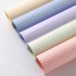 Túi 10 tờ giấy xốp 3D dập nổi gói hoa 7