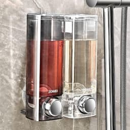 Hộp Đựng Nước Rửa Tay dán tường trong suốt phong cách châu âu sang trọng>FREESHIP<Dụng cụ đựng nước rửa tay 7
