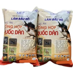 Combo 3 Gói Cám Tổng Hợp Quốc Dân - Lâm Bầu Xô Thức ăn cho chim cảnh gói 500g 2