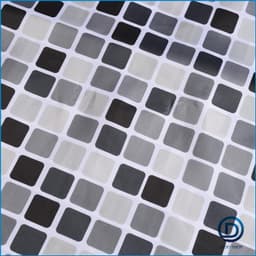 Rèm treo nhà tắm LADOHOME họa tiết ô vuông, chất liệu polyester dày dặn chống thấm nước, không xuyên thấu 2