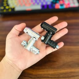 ￼Chân kính xoay 360 độ NHÔM CNC  (chân kính 10li ren thuận) 5