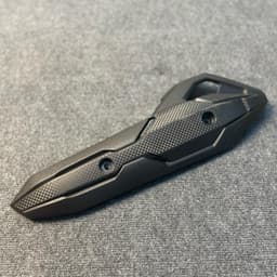 ￼Ốp Pô AB 2016 - 2019 Che Pô Đen Air Blade Tặng Kèm Ốc Titan và Salaya Thay thế Che Pô Cũ 9
