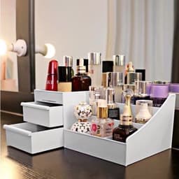 Kệ đựng mỹ phẩm 3 tầng đa năng có ngăn kéo tiện lợi tiết kiệm không gian 8