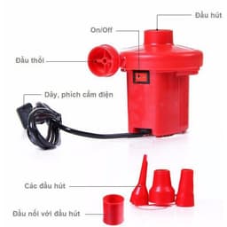 Bơm Điện Mini 2 Chiều Hút Thổi Tiện Lợi Bơm Phao Bơi, Bơm Ghế Hơi, Bơm Bể Phao, Bơm Hút Chân Không 4