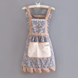 Tạp dề công chúa siêu xinh, tạp dề nấu ăn nữ phong cách Vintage thắt lưng thoáng khí 3