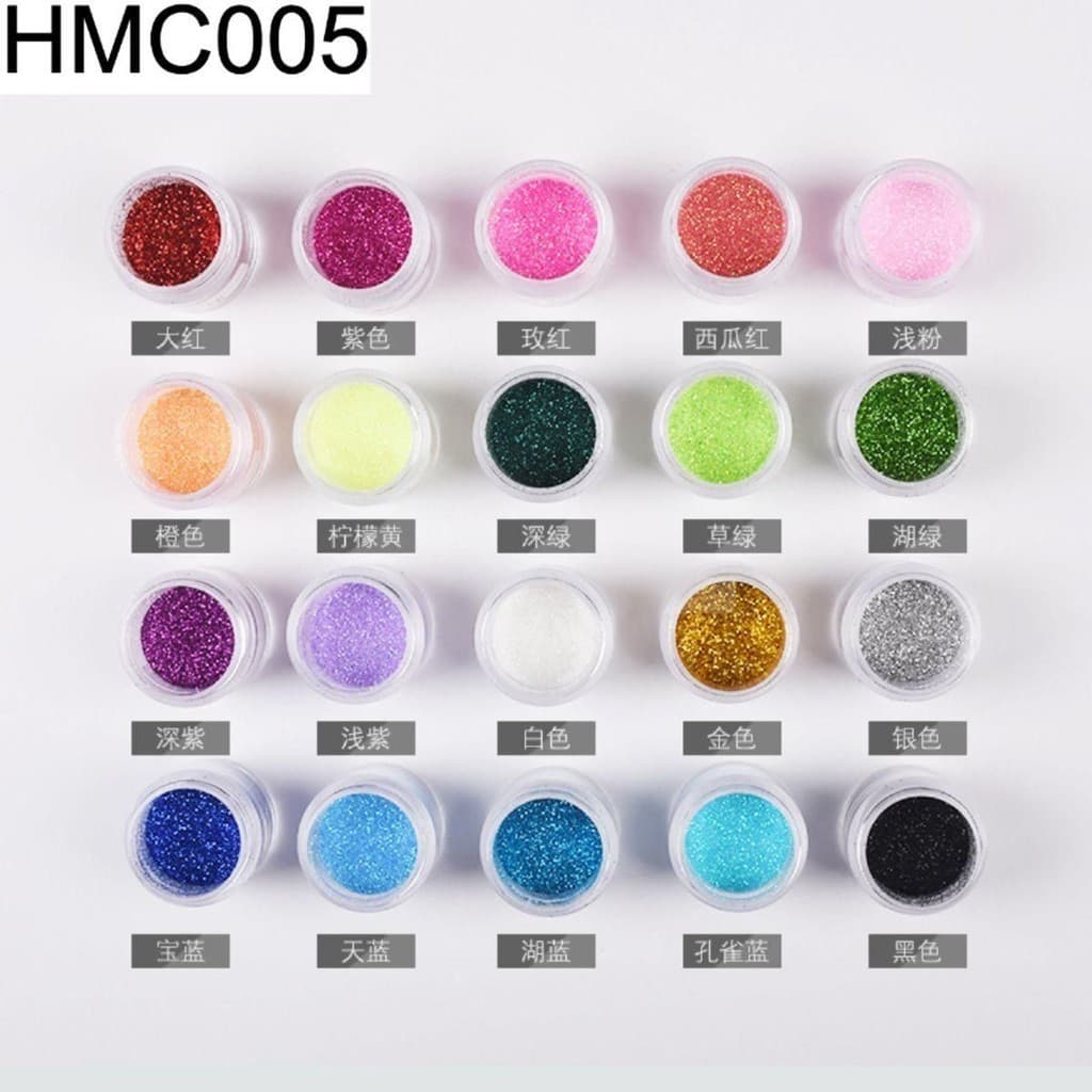 Kim tuyến mịn dùng trang trí nail, handmade, silime, resin HMC005