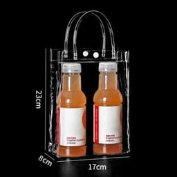 Túi xách PVC, Túi quà trong suốt bằng nhựa, Túi kẹo dung tích lớn đa năng 7