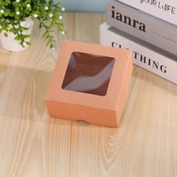 Set 10 Hộp giấy mini mặt kính đựng sáp thơm, quà tặng, nữ trang - HMHQ002 6
