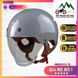 Royal M239 - Mũ nửa đầu kính âm 1/2 chính hãng Royal - Đồ Phượt Hà Nội Bảo Hành Chính hãng 3