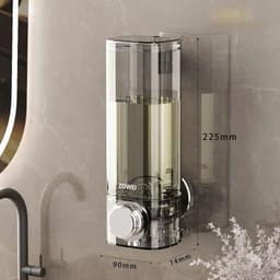Hộp Đựng Nước Rửa Tay dán tường trong suốt phong cách châu âu sang trọng>FREESHIP<Dụng cụ đựng nước rửa tay 5