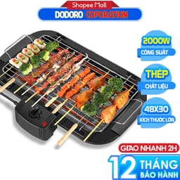 [BH 1 NĂM] Bếp nướng điện không khói DODORO Z785 công suất 2000W BẢO HÀNH 1 NĂM 1