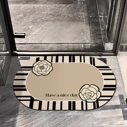 Thảm trải sàn phòng tắm, thảm chân khô nhanh ở cửa nhà vệ sinh, thảm trải sàn chống bụi bẩn và chống trượt phòng tắm 3