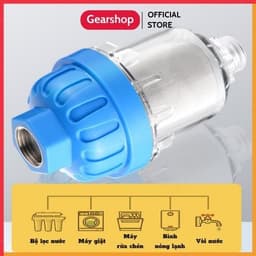 Bộ lọc nước GEARSHOP đa năng lọc và loại bỏ cặn bẩn, tạp chất chịu nhiệt độ cao lõi bằng thép không gỉ 3