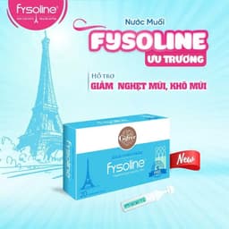 Combo Fysoline Vàng 20 Ống (Date T4.2027) + Xanh 20 Ống Hỗ Trợ Giảm Viêm Mũi, Sổ Mũi Cho Bé 6