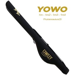 Bao đựng cần câu, Túi đựng cần câu dạng cứng Yowo  bao đựng cần câu lure, câu lục có quai đeo tiện dụng 1
