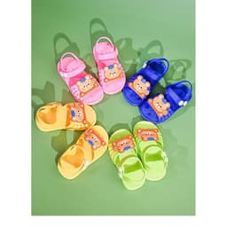 Dép tập đi bé gái bé trai, FORM BÉ TĂNG 2-3 SIZE, dép cao su mềm chống trượt hình gấu dễ thương đáng yêu [DNG] 9