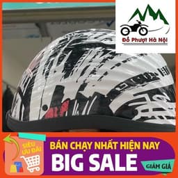 Mũ ngựa sò tem nhúng cao cấp - mũ bảo hiểm thời trang , đẳng cấp. Mũ bảo hiểm nửa đầu 5