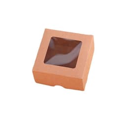 Set 10 Hộp giấy mini mặt kính đựng sáp thơm, quà tặng, nữ trang - HMHQ002 5