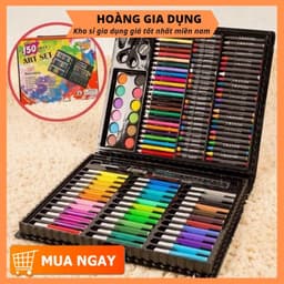 Cặp tô màu hộp 150 chi tiết cho bé tô vẽ K124 9
