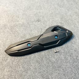 ￼Ốp Pô AB 2016 - 2019 Che Pô Đen Air Blade Tặng Kèm Ốc Titan và Salaya Thay thế Che Pô Cũ 1