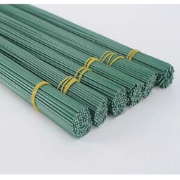 Kẽm làm hoa, kẽm cành màu xanh dùng để cắm hoa sáp, hoa len, làm handmade 3