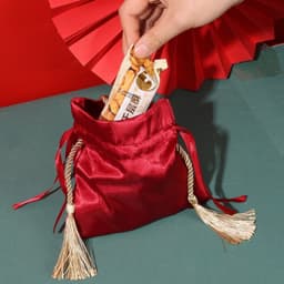 Túi Kẹo Cưới DIY Túi Quà Hầu Bao Chữ Hỷ Cho Tiệc Đám Hỏi Đám Cưới 3