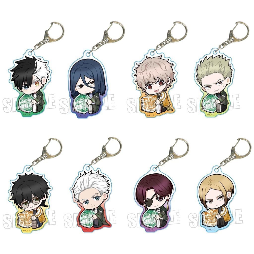 Mua 1 tặng 1 (NGỒI ÔM ĐỒ) Móc khóa WIND BREAKER in hình chibi anime mica acrylic quà tặng xinh xắn