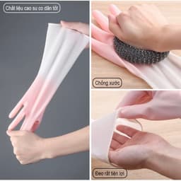 Găng Tay Cao Su Nhà Bếp Đa Năng, Găng Tay Rửa Chén, Găng Tay Đa Năng Siêu Dai Siêu Bền - Bách Hóa Kiều Oanh 8